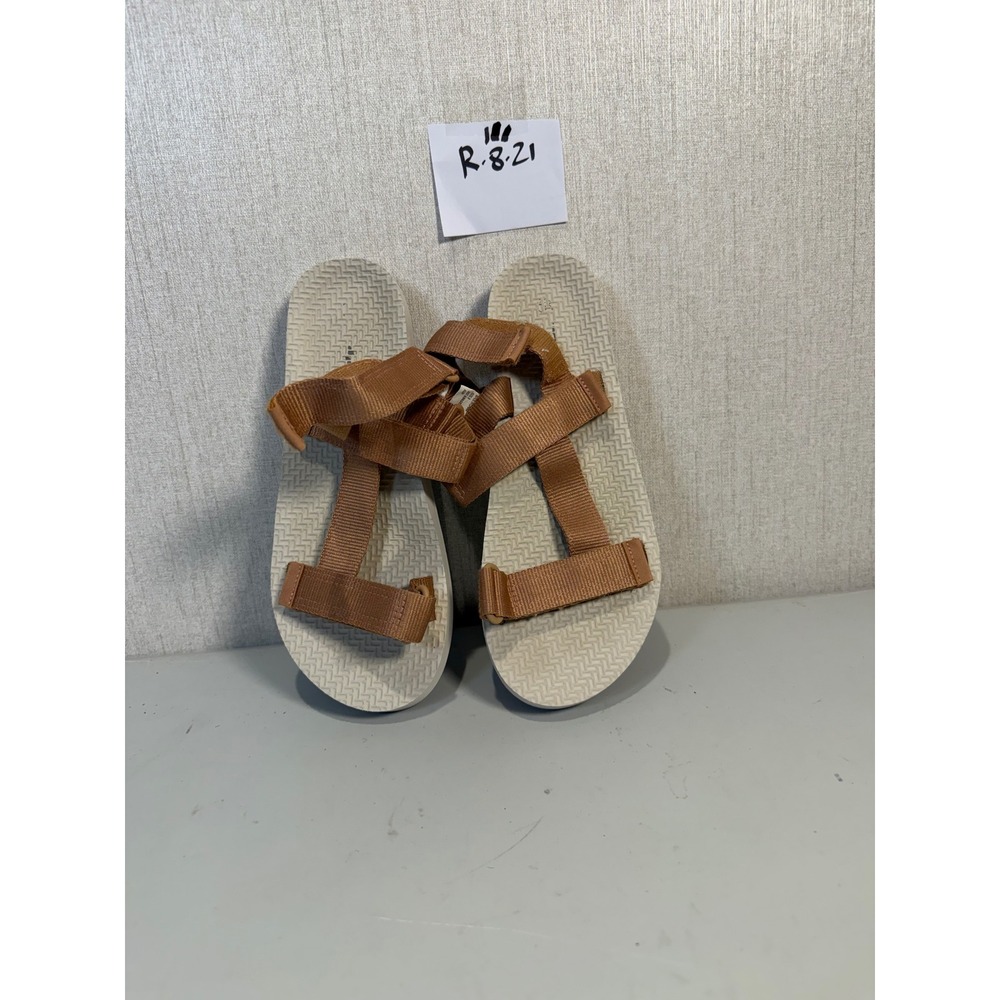 Aldi Crane Womens Sporty Strappy Lifestyle Sandals Tan Beige Size 9